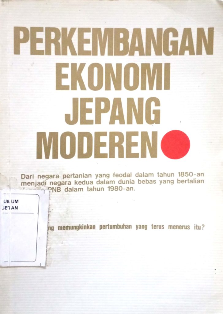 perkembangan ekonomi jepang moderen