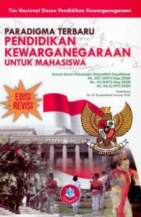PARADIGMA TERBARU PENDIDIKAN KEWARGANEGARAAN UNTUK MAHASISWA