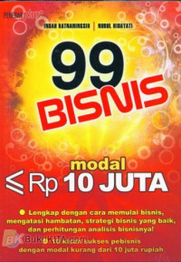 99 BISNIS: MODAL < Rp 10 JUTA