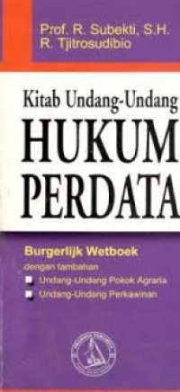 kitab undang undang hukum perdata