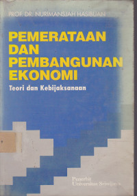 PEMERATAAN DAN PEMBANGUAN EKONOMI