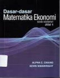 Image of DASAR DASAR MATEMATIKA EKONOMI